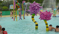 Espray de Lotus Seedpod de los juguetes de la piscina de agua del equipo del parque de la aguamarina de la flor de Croal del patio del agua de los niños