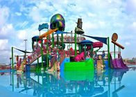 Fibra de vidrio adulta joven Aqua Playground Water Play Slide