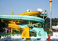 Patio espiral al aire libre del tobogán acuático de la diapositiva para el parque de atracciones 1 año Wanrranty