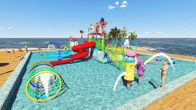 Equipo comercial del agua del juego de piscina de la fibra de vidrio del diseño del parque del agua del niño