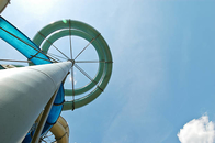 Tobogán acuático espiral del parque temático de la fibra de vidrio de la seguridad para la experiencia del entretenimiento
