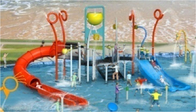 Parque temático interactivo del agua del patio de la aguamarina del castillo para el entretenimiento