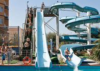 Color comercial al aire libre del azul de la diapositiva de la piscina del parque del agua de la aguamarina del tobogán acuático de la velocidad