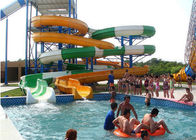 Tobogán acuático Aqua Theme Park Equipment de la fibra de vidrio de la diapositiva del parque del agua del centro turístico del hotel