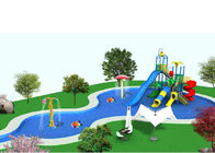 Patio modificado para requisitos particulares grande de los niños del proyecto de construcción del parque del agua de la diapositiva
