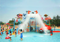Equipo al aire libre comercial del parque de la aguamarina de los niños de la fibra de vidrio de la construcción del parque del agua