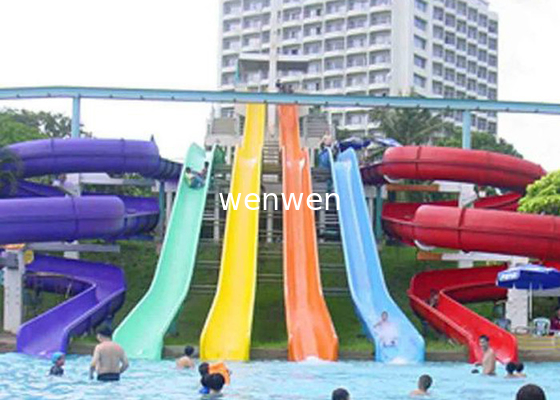 El tobogán acuático de alta velocidad, aguamarina parquea niños de la piscina/el tobogán acuático del cuerpo adulto