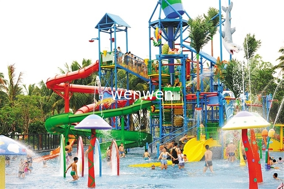 0.6m/Lane Water Park Slide Tube/Body Slide para aventuras familiares