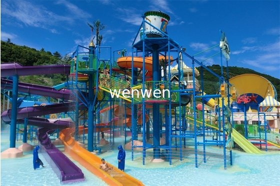 Aldea acuática interactiva: el mejor parque acuático para familias
