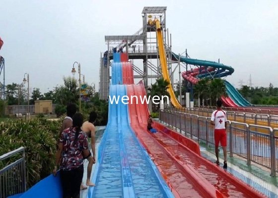 El tobogán acuático de alta velocidad, aguamarina parquea niños de la piscina/el tobogán acuático del cuerpo adulto