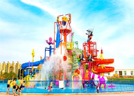 Diapositivas coloridas de Aqua Playground Swimming Pool Water