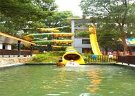 Equipo de alta velocidad fluído del parque del agua del tobogán acuático para el centro turístico del hotel