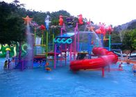 Patio interactivo del parque del agua del color de la mezcla para la piscina del hotel