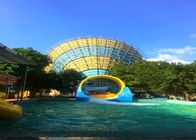Equipo comercial del parque del agua de los toboganes acuáticos de encargo del bumerán para los adultos