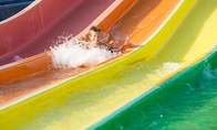 Tobogán acuático adulto de la fibra de vidrio del arco iris para el parque del centro turístico