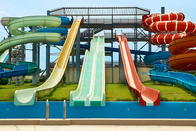 Toboganes acuáticos altos de alta velocidad de la fibra de vidrio del parque de atracciones para el parque del agua del tema