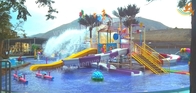 Casa al aire libre del agua de la familia de Aqua Playground Games Fiberglass Slide del verano para el parque temático