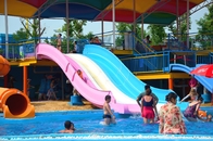 Toboganes acuáticos al aire libre combinados de la fibra de vidrio de los niños el 1.9M For Water Park