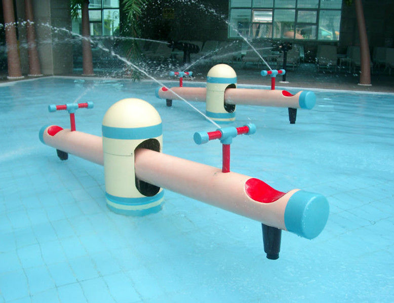 El juego de la oscilación del vidrio de fibra del parque de atracciones para la aguamarina colorida de los niños parquea el equipo