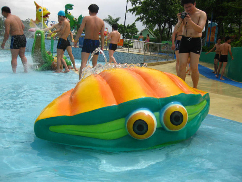 La fibra de vidrio Shell del equipo del parque de la aguamarina de los niños rocía el juguete para el parque de atracciones