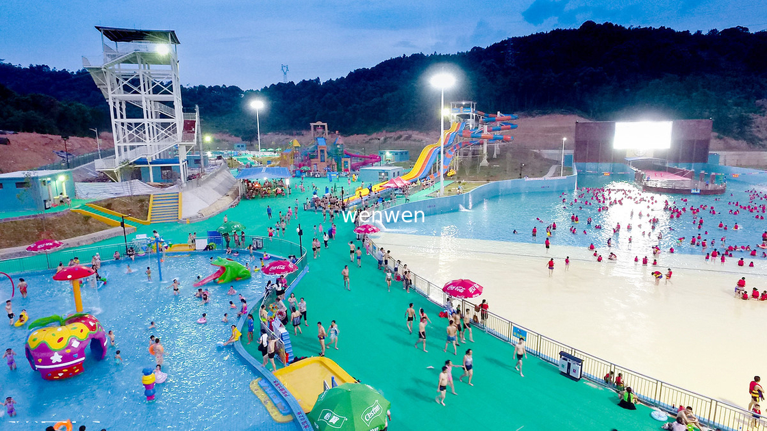 Presión gigante interactiva de la piscina de la onda - tipo túnel de viento/dispositivo de vacío que hace ondas