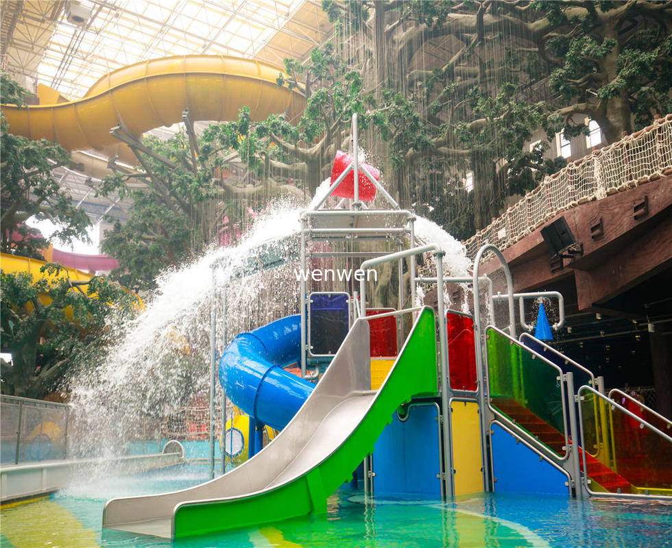 Slide de tubo/cuerpo de fibra de vidrio Slide de piscina Superior para equipos de parque acuático